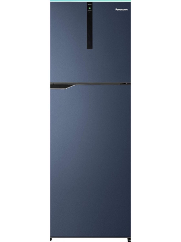 Refrigerator: Panasonic Econavi 307 L 3 Star 6-Stage Inverter Frost-Free Double Door Refrigerator (NR-BG313VDA3, Deep Ocean Blue, Powered by Artificial Intelligence, 2022 Model)